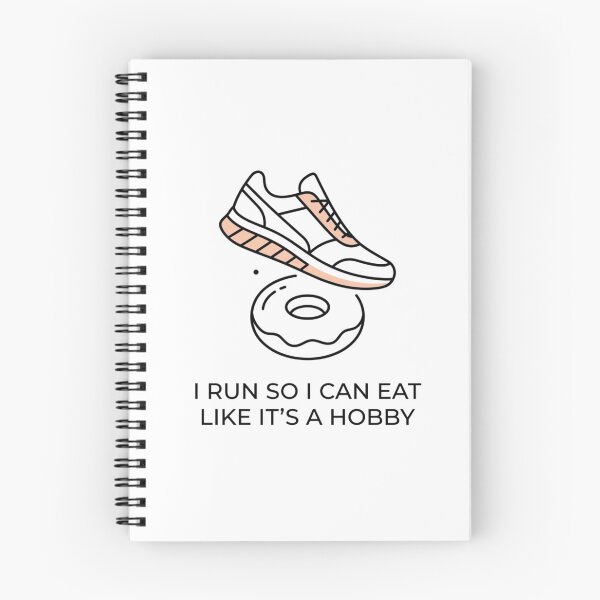 Item preview, I Run So I Can Eat Like It's a Hobby - Running Design designed and sold by RunningWhiskers.