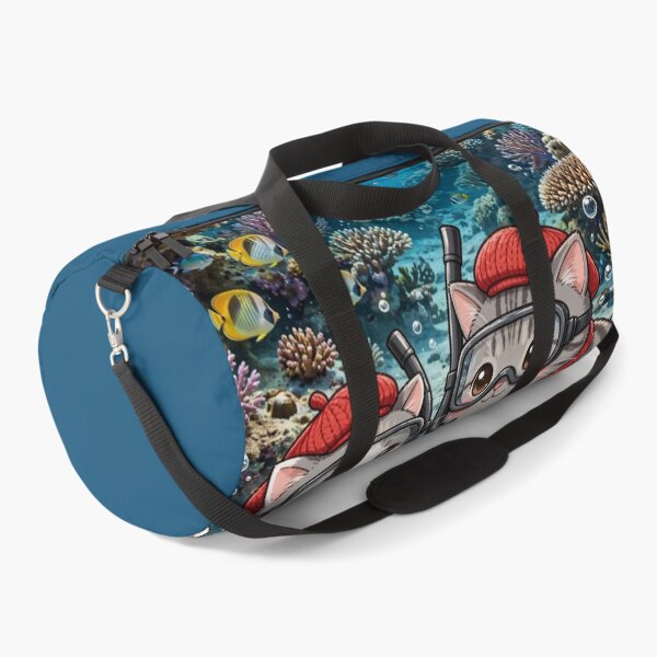 Item preview, Kawaii Cats Snorkeling Red Sea Egypt - Freda and Junior Coral Reef designed and sold by MAISON SYLVIE.