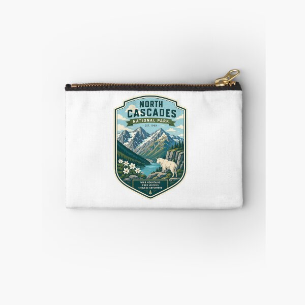 Item preview, North Cascades National Park Est 1968 Wild Mountains Pure Waters Endless Adventure Outdoor Hiking Nature Lover designed and sold by Simsimah26Parks.