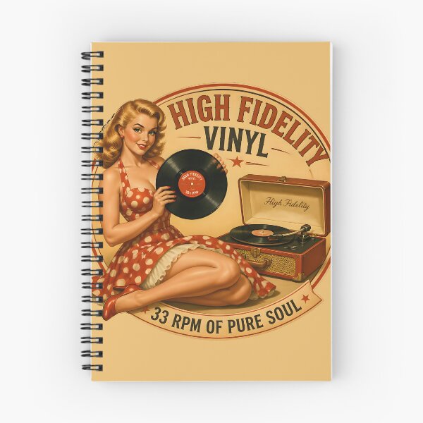 Item preview, High Fidelity Vinyl Record Player 33 RPM Pin-Up v3 designed and sold by ThirdShiftLab.