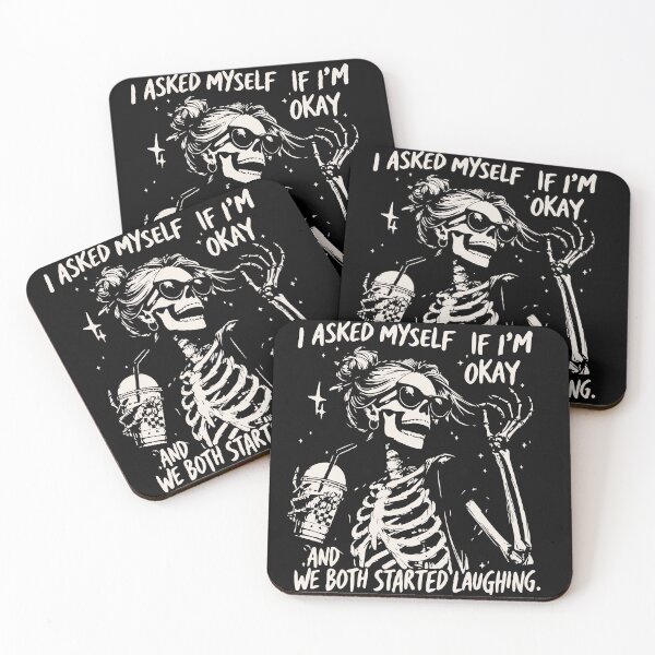 Item preview, I Asked Myself if I'm Okay and We Both Started Laughing  designed and sold by BrownHorse90s.