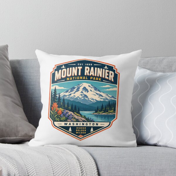 Item preview, Mount Rainier National Park Washington Higher Bolder Wilder Adventure Explorer designed and sold by Simsimah26Parks.
