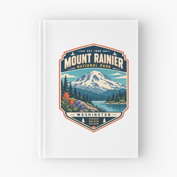 Item preview, Mount Rainier National Park Washington Higher Bolder Wilder Adventure Explorer designed and sold by Simsimah26Parks.