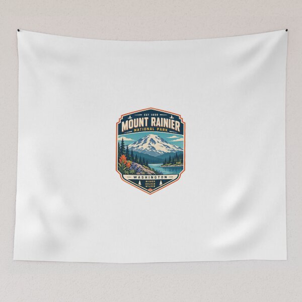 Item preview, Mount Rainier National Park Washington Higher Bolder Wilder Adventure Explorer designed and sold by Simsimah26Parks.