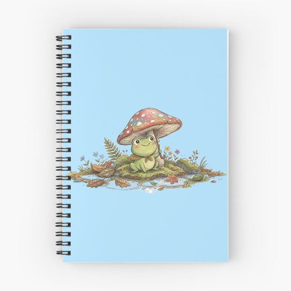 Item preview, Cozy Frog Doodle in the Rain designed and sold by Tinydoodlenest .