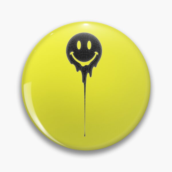 Item preview, Dripping Melting Smiley Face Gothic Dark Aesthetic Graphic Art designed and sold by Bhinfy.