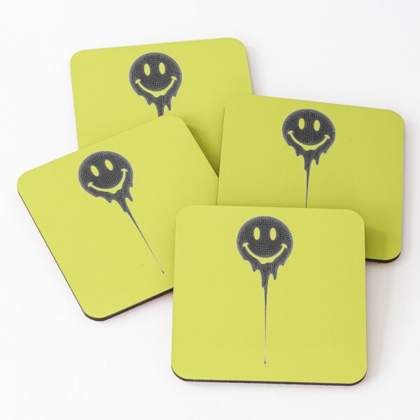 Item preview, Dripping Melting Smiley Face Gothic Dark Aesthetic Graphic Art designed and sold by Bhinfy.