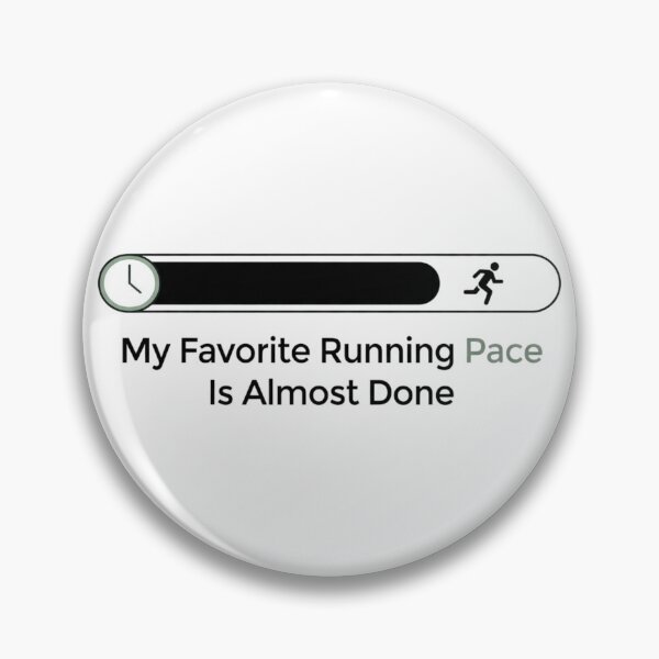 Item preview, My Favorite Running Pace Is "Almost Done" - Running Design designed and sold by RunningWhiskers.