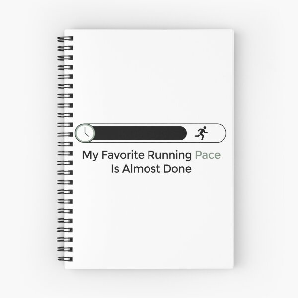 Item preview, My Favorite Running Pace Is "Almost Done" - Running Design designed and sold by RunningWhiskers.