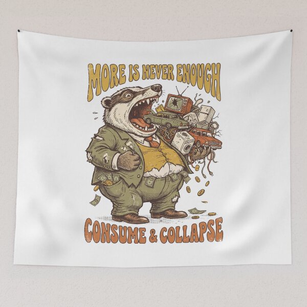 Item preview, Consume & Collapse designed and sold by mackartist.