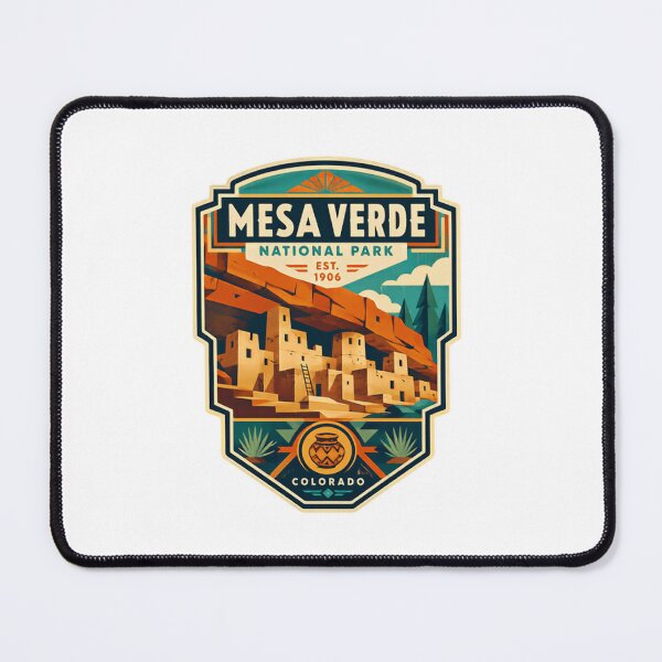 Item preview, Mesa Verde National Park Est. 1906 Colorado National Park Travel Souvenir Hiker designed and sold by Simsimah26Parks.