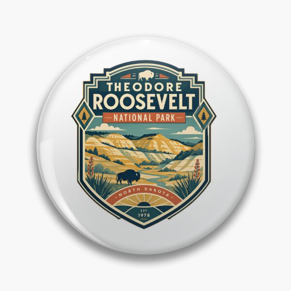 Item preview, Theodore Roosevelt National Park North Dakota Est. 1978 National Park Travel Outdoor Adventure designed and sold by Simsimah26Parks.