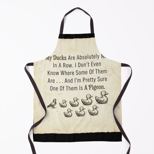 Item preview, Funny Ducks Not in a Row, Sarcastic Humor Home  designed and sold by wuubby.