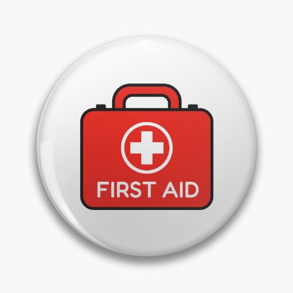 Item preview, Red First Aid Kit Symbol designed and sold by VectorForge Studio.