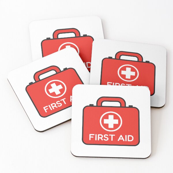 Item preview, Red First Aid Kit Symbol designed and sold by VectorForge Studio.