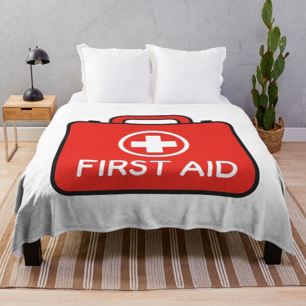 Item preview, Red First Aid Kit Symbol designed and sold by VectorForge Studio.