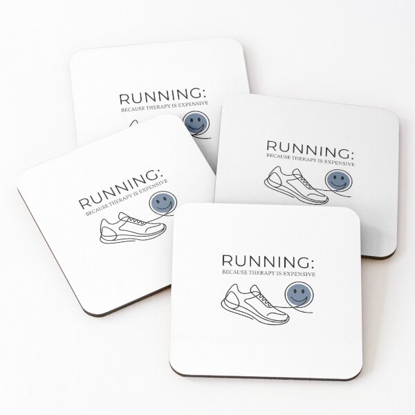 Item preview, Running: Because Therapy Is Expensive - Running Design designed and sold by RunningWhiskers.