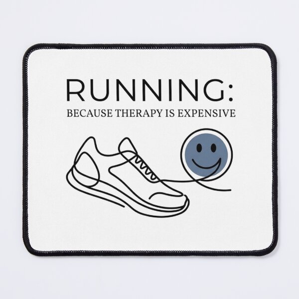 Item preview, Running: Because Therapy Is Expensive - Running Design designed and sold by RunningWhiskers.