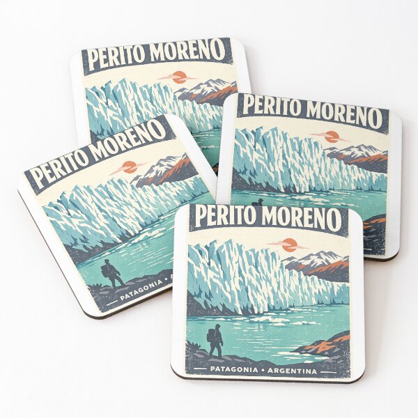 Item preview, Perito Moreno Glacier Vintage Shirt – Patagonia Argentina Hiking Travel Graphic Tee designed and sold by ChicClicker.