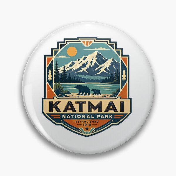 Item preview, Katmai National Park Established 1918 Wildlife Bear Nature Lover designed and sold by Simsimah26Parks.