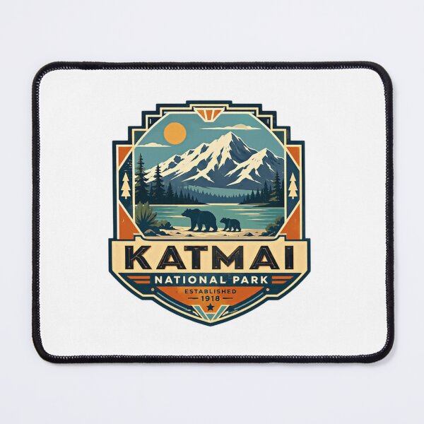 Item preview, Katmai National Park Established 1918 Wildlife Bear Nature Lover designed and sold by Simsimah26Parks.