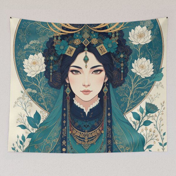 Item preview, Druid Priestess of the Forest designed and sold by FriskyLemur.