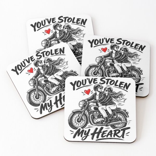 Item preview, You've Stolen My Heart – Biker Couple Motorcycle Love Gift designed and sold by JanuszJarowicz.