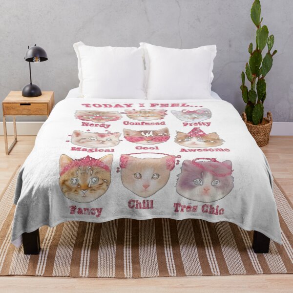 Item preview, Today I Feel Nerdy Confused Pretty cat Lover designed and sold by GiancarloWash.