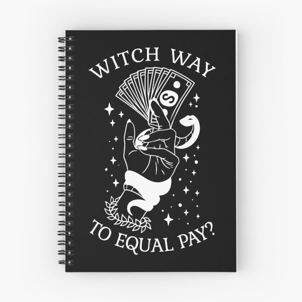 Item preview, Witch Way to Equal Pay? -  Bold Feminist Halloween Witch V designed and sold by Lemon Pepper.