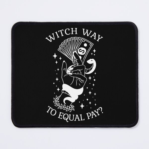 Item preview, Witch Way to Equal Pay? - Bold Feminist Halloween Witch V designed and sold by Lemon Pepper.