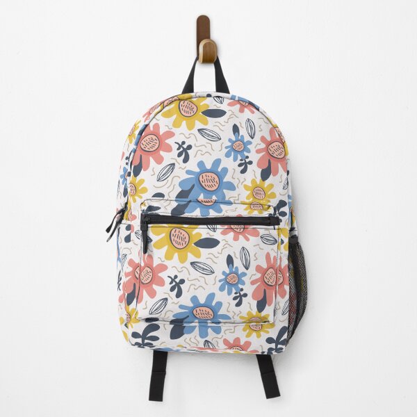 Item preview, Retro Doodle Daisy Flower Pattern designed and sold by Zaya_art.