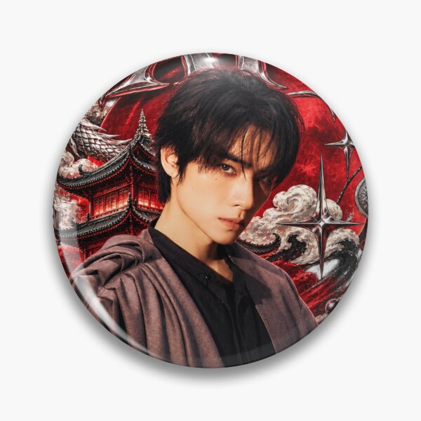 Item preview, Xiao Dejun Vision Wings Crimson Temple Sticker designed and sold by Valeree Store.