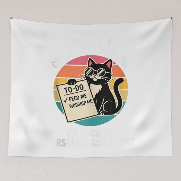 Item preview, Im Not A Crazy Cat Person Funny Humor Mom Tuxedo designed and sold by GiancarloWash.