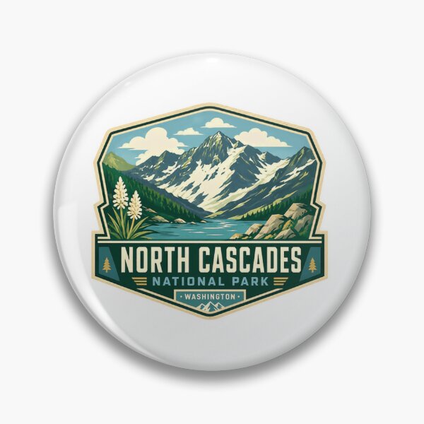 Item preview, North Cascades National Park Washington National Parks Travel Hiking Outdoors designed and sold by Simsimah26Parks.