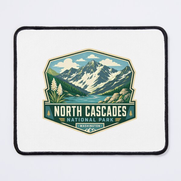 Item preview, North Cascades National Park Washington National Parks Travel Hiking Outdoors designed and sold by Simsimah26Parks.