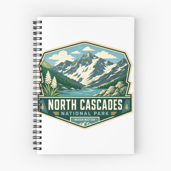Item preview, North Cascades National Park Washington National Parks Travel Hiking Outdoors designed and sold by Simsimah26Parks.
