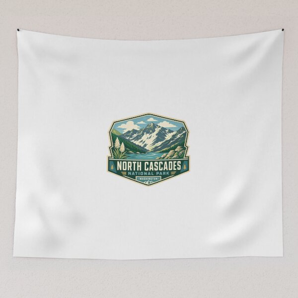 Item preview, North Cascades National Park Washington National Parks Travel Hiking Outdoors designed and sold by Simsimah26Parks.