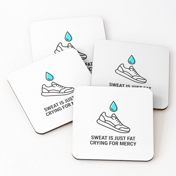 Item preview, Sweat Is Just Fat Crying for Mercy - Running Jokes designed and sold by RunningWhiskers.