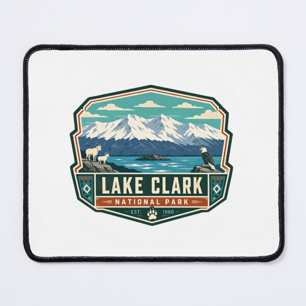 Item preview, Lake Clark National Park Est. 1980 Alaska National Park Outdoor Hiker Explorer designed and sold by Simsimah26Parks.