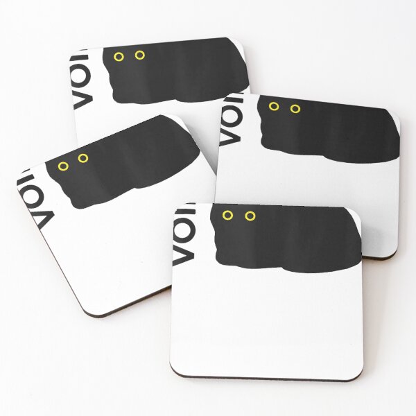 Item preview, Void Black Cat Minimalist Yellow Eyes Kitty Graphic  designed and sold by GiancarloWash.