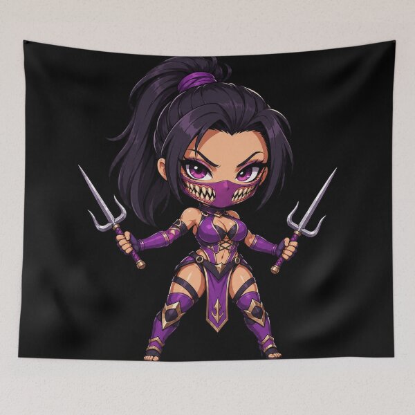 Item preview, Chibi Mileena Mortal Kombat | MK Fanart designed and sold by bapupa.