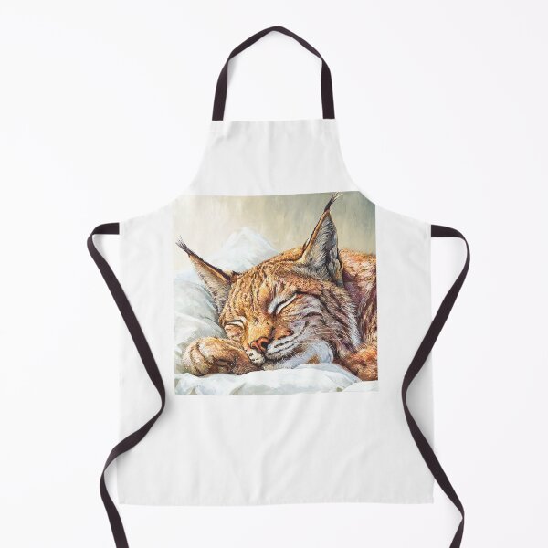 Item preview, Sleeping Lynx Wild Portrait Painting Comfort designed and sold by GiancarloWash.