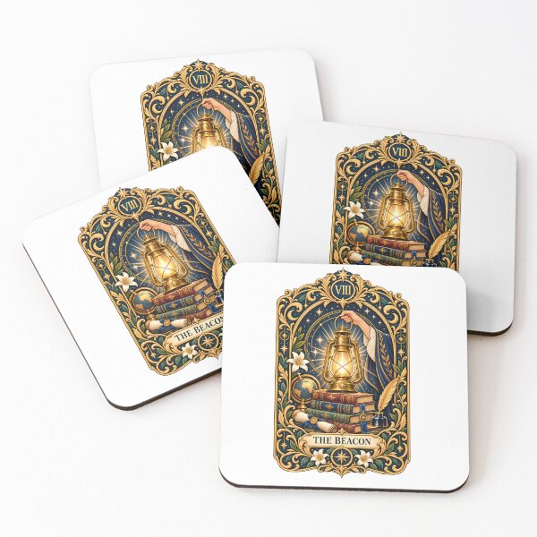 Item preview, The Beacon Tarot Card Teacher Shirt | Mystical Lantern Books Art Tee | Teacher Appreciation Gift | Ornate Tarot Print designed and sold by Moss & Mellow.