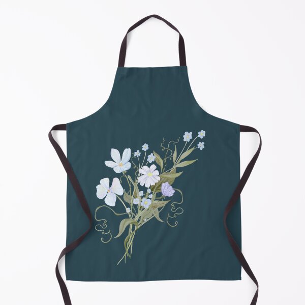 Item preview, Soft Blue Wildflower Bouquet designed and sold by Sagi Jane Art.