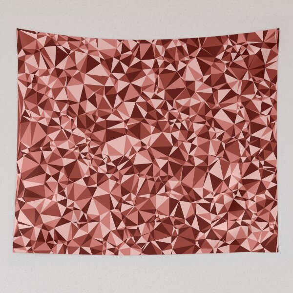 Item preview, Red Triangular Mosaic Pattern Design designed and sold by DymondDesigns.