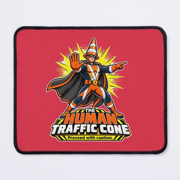 Item preview, The Human Traffic Cone – Proceed With Caution designed and sold by KungPowUnicorn.