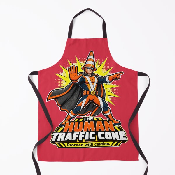 Item preview, The Human Traffic Cone – Proceed With Caution designed and sold by KungPowUnicorn.