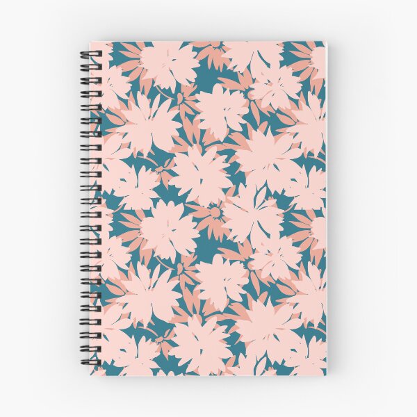 Item preview, Blush Pink Floral Silhouette Pattern designed and sold by Zaya_art.