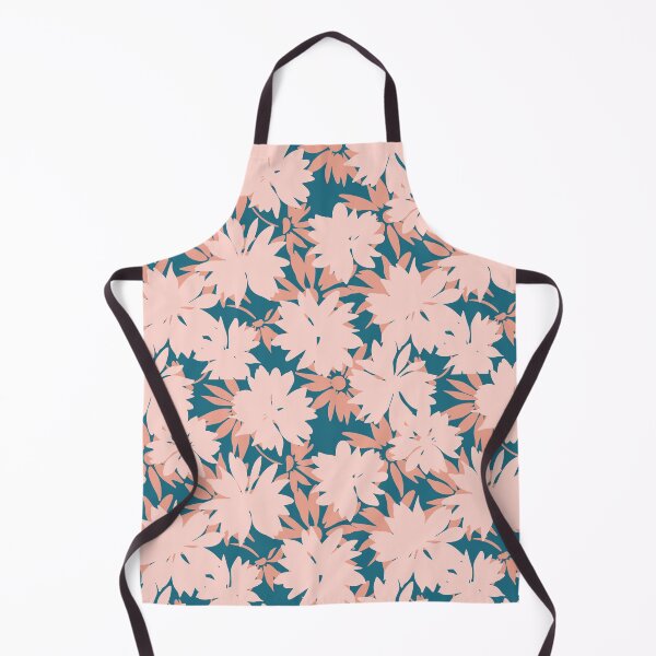 Item preview, Blush Pink Floral Silhouette Pattern designed and sold by Zaya_art.