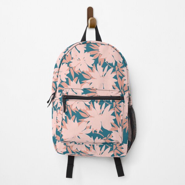 Item preview, Blush Pink Floral Silhouette Pattern designed and sold by Zaya_art.